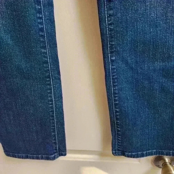 8. 505 levi's straight leg blue denim jeans - Picture 4 of 7